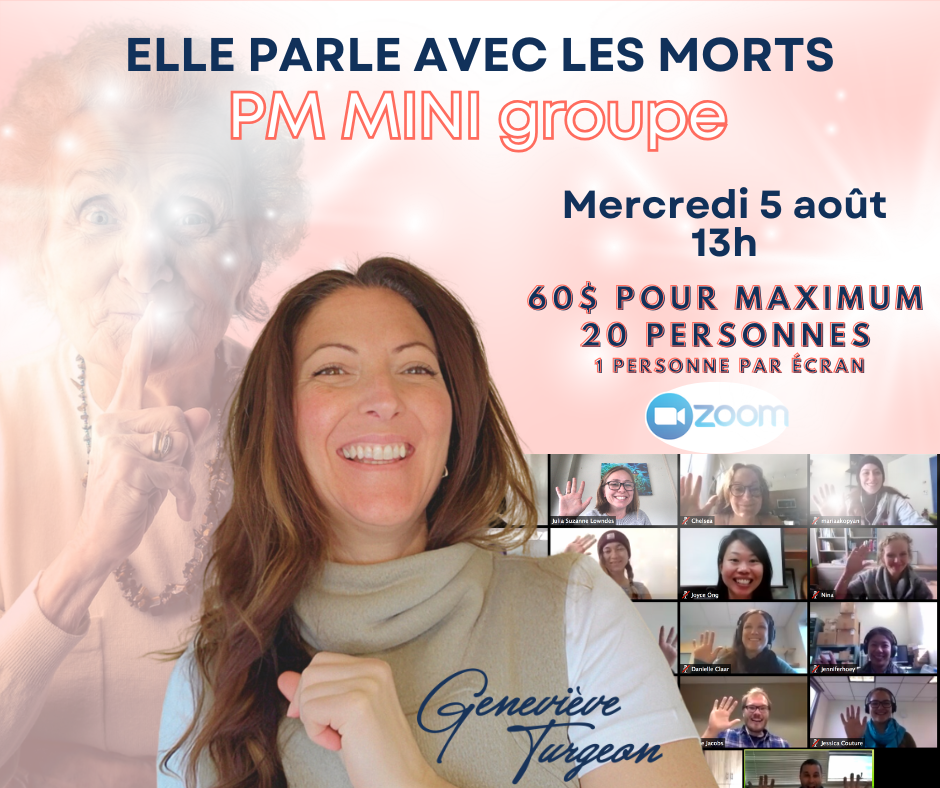 Mini Groupe en PM Mercredi 5 août 13h (20 personnes)