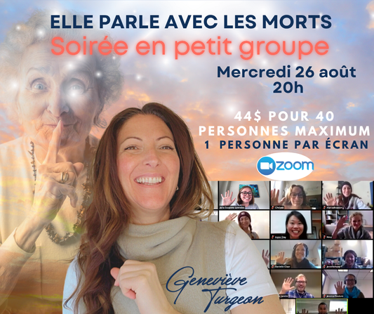 Soirée en petit groupe 26 août 20h (40 personnes max)