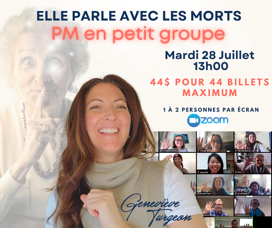 Petit Groupe en PM Mardi 28 juillet 13h