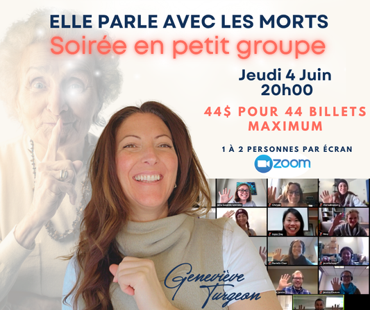 Soirée en Petit Groupe Jeudi 4 juin 20h