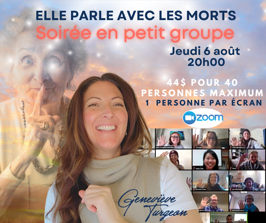 Soirée en Petit Groupe Jeudi 6 août (40 personnes max)