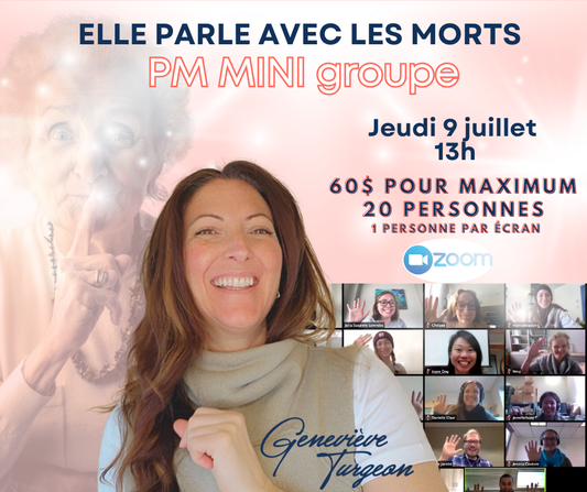 Mini Groupe en PM Jeudi 9 juillet 13h (20 personnes)