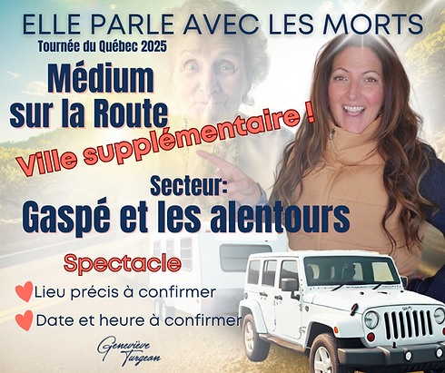 Tournée du Québec - Secteur Gaspé