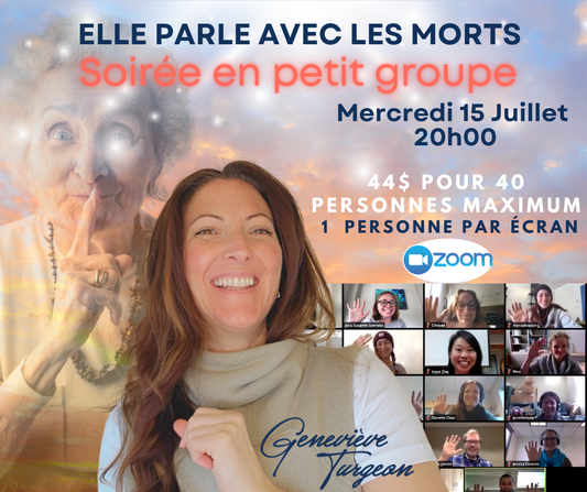 Soirée en Petit Groupe Mercredi 15 juillet ( 40 personnes max)
